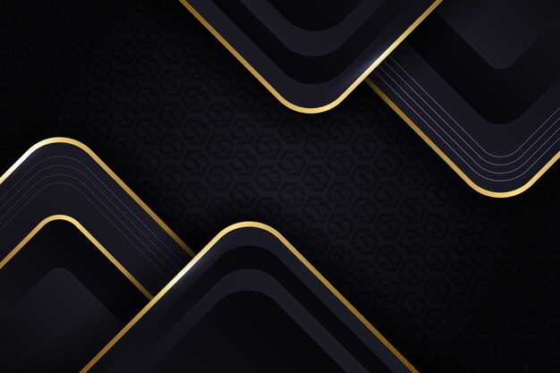 Gradient golden luxury background