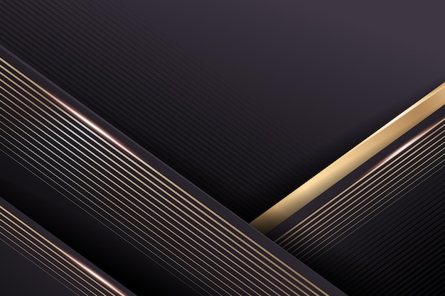 Бесплатное векторное изображение Градиент золотой роскошный фон
