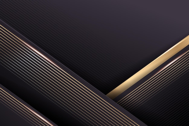 Free vector gradient golden luxury background