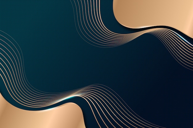 Gradient golden luxury background