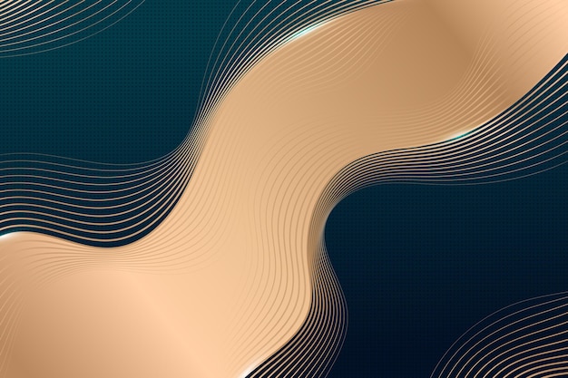 Gradient golden luxury background