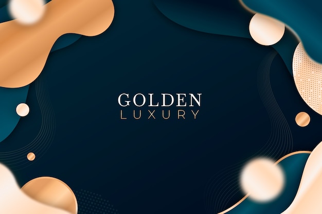 Gradient golden luxury background