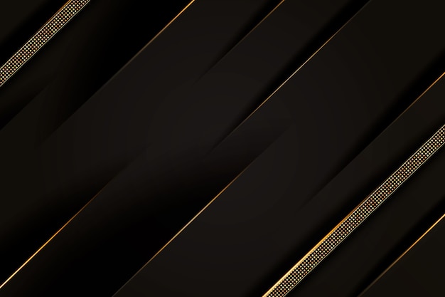Gradient golden luxury background Premium Vector