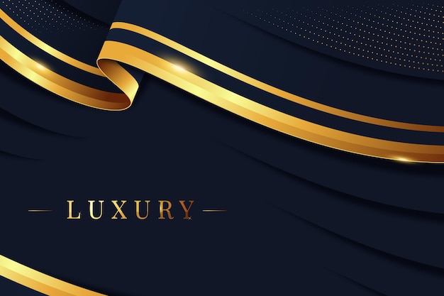 Gradient golden luxury background