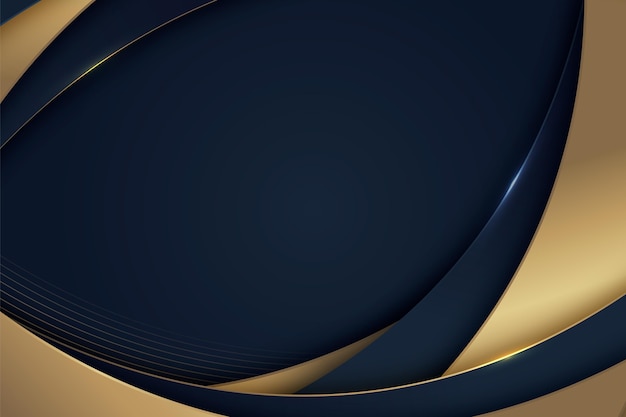 Gradient golden luxury background