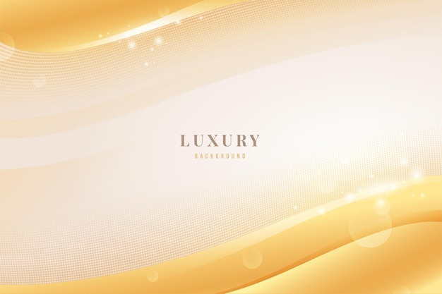 Gradient golden luxury background