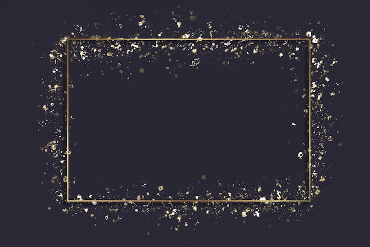 Free Vector gradient golden luxury frame template