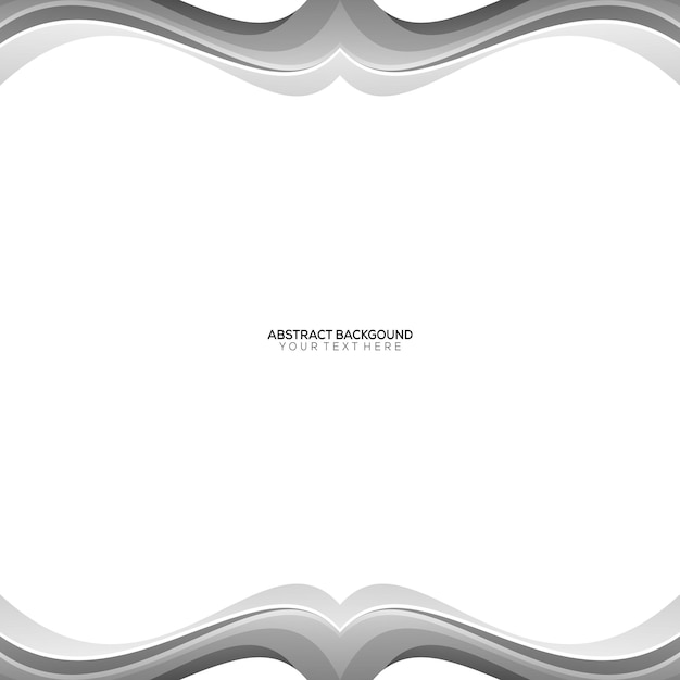 Free vector gradient gray abstract waves background