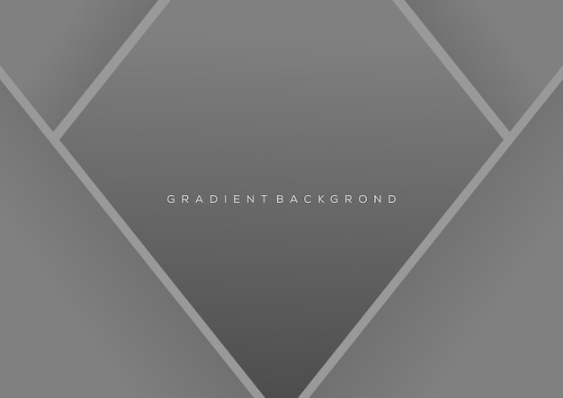 Free vector gradient gray color modern background design