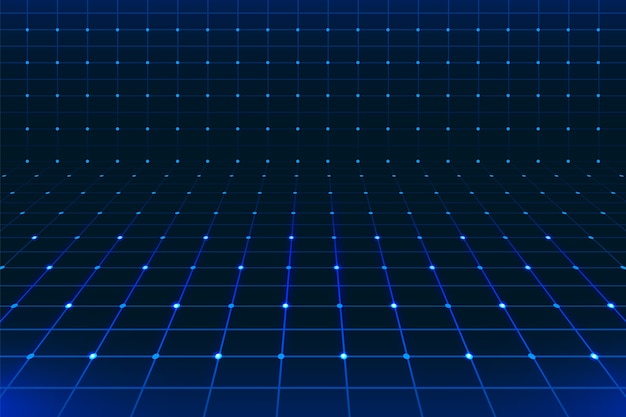 Free vector gradient grid background