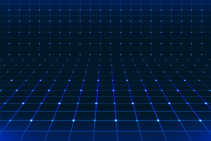 Free Vector gradient grid background