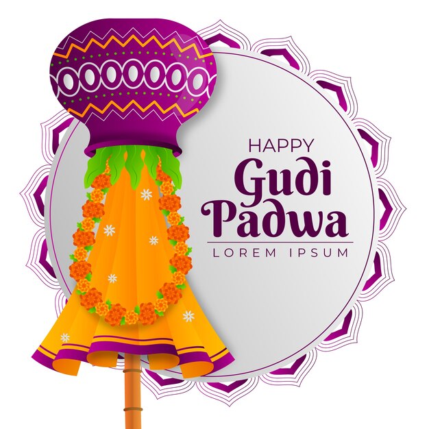 그라디언트 gudi padwa 그림