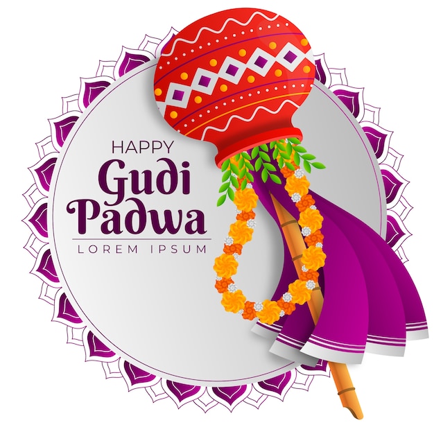 그라디언트 gudi padwa 그림