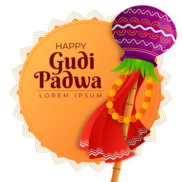 그라디언트 gudi padwa 그림