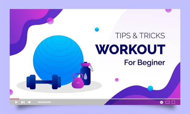 Gradient gym design template