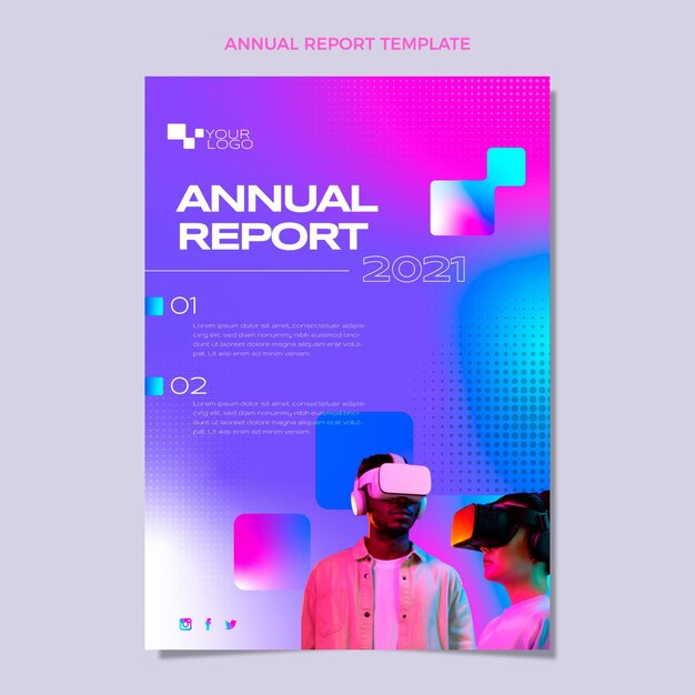 Gradient halftone technology annual report