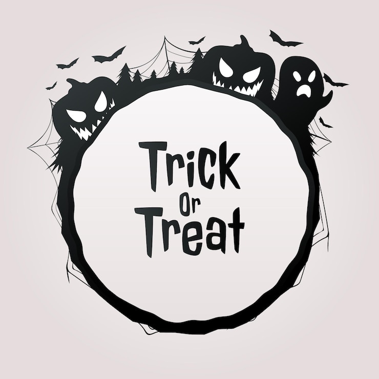 मुफ़्त वेक्टर gradient halloween frame template