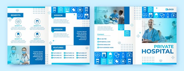 Gradient healthcare establishment brochure
