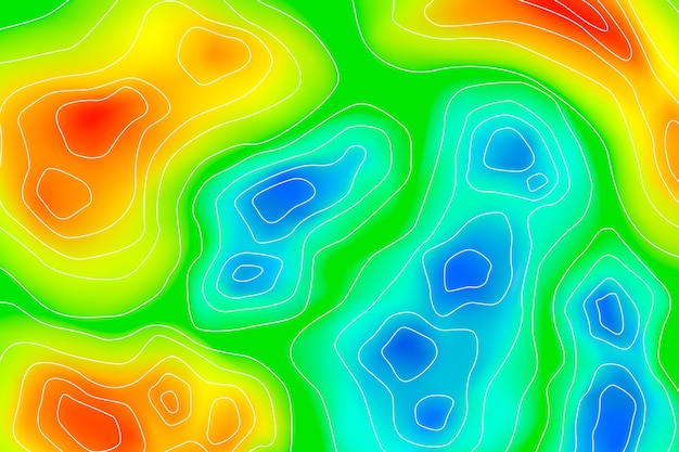 無料ベクター グラデーションヒートマップの背景