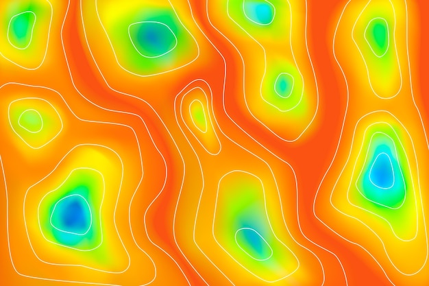 Vettore gratuito sfondo della mappa di calore gradiente