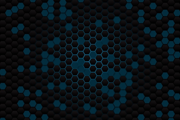 Gradient hexagonal background