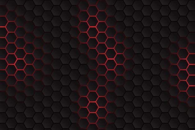 Gradient hexagonal background