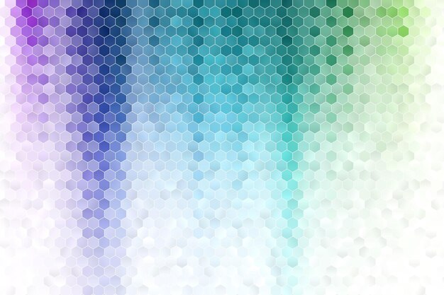 Gradient hexagonal background