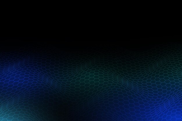 Gradient hexagonal background