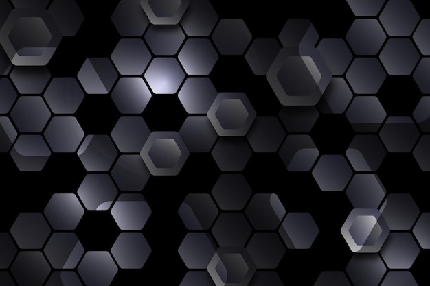 Free vector gradient hexagonal background