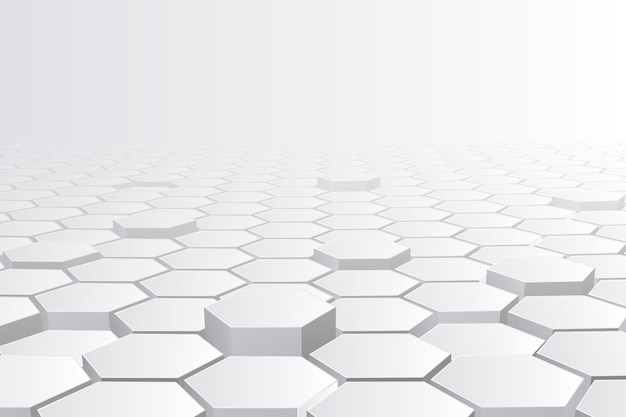 Gradient hexagonal background