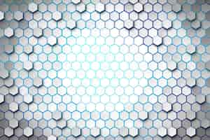 Free vector gradient hexagonal background