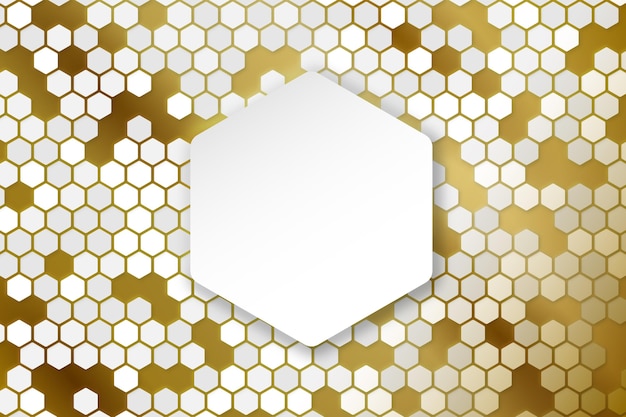 Gradient hexagonal background