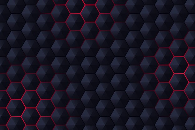 Gradient hexagonal background