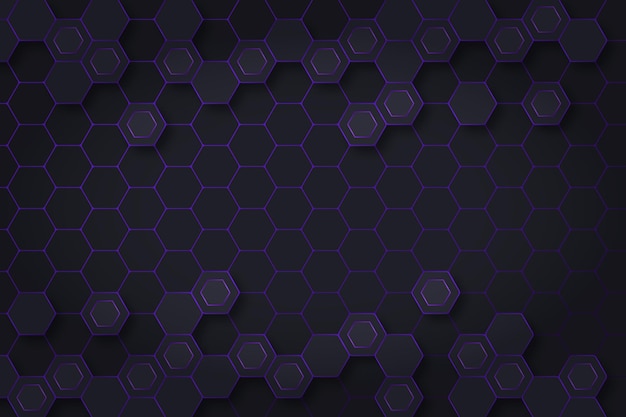 Gradient hexagonal background