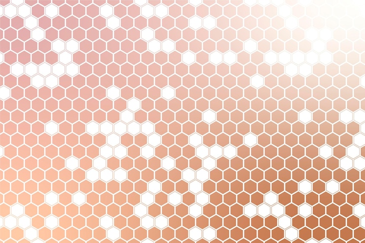 मुफ़्त वेक्टर gradient hexagonal background