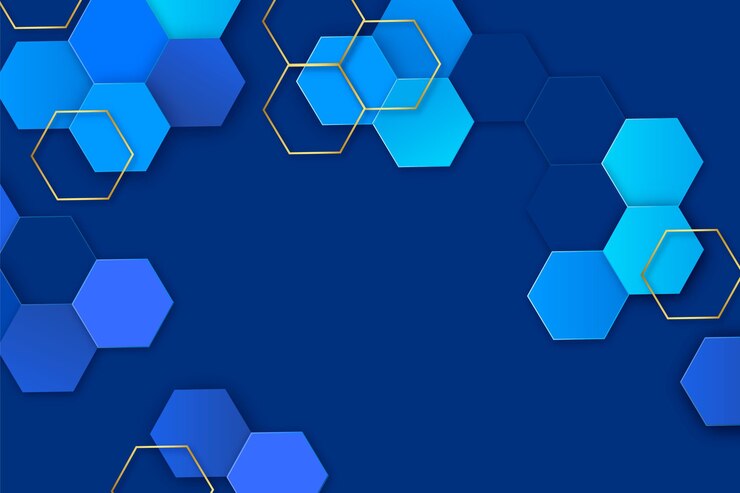 Free Vector gradient hexagonal background