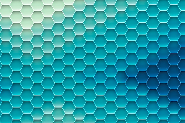 Gradient hexagonal background