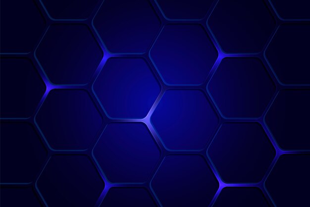 Gradient hexagonal background