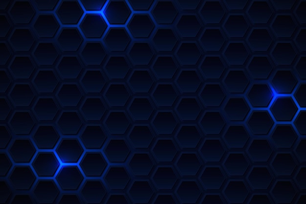 Gradient hexagonal background