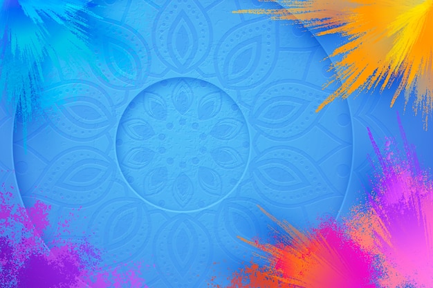 Gradient holi background