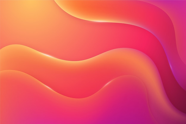 Бесплатное векторное изображение Градиентный горячий фон