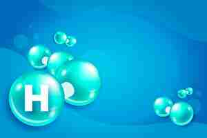 Бесплатное векторное изображение Градиентный водородный фон
