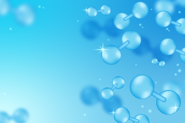 Бесплатное векторное изображение Градиентный водородный фон