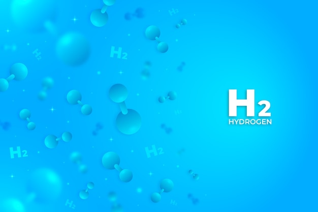 Free vector gradient hydrogen background