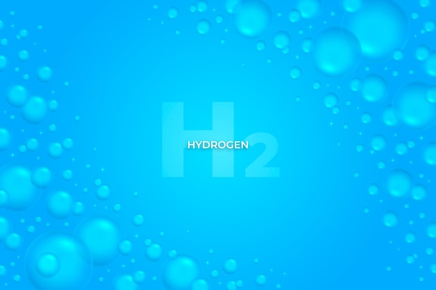 Free vector gradient hydrogen background