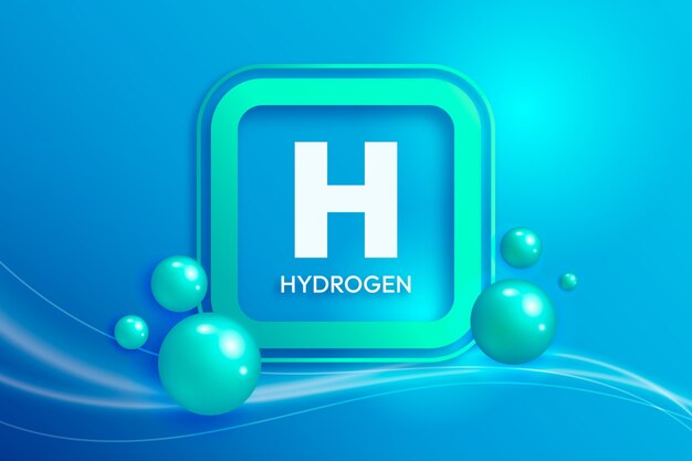 Gradient hydrogen symbol