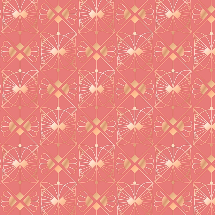 Free Vector gradient illustration of art deco pattern