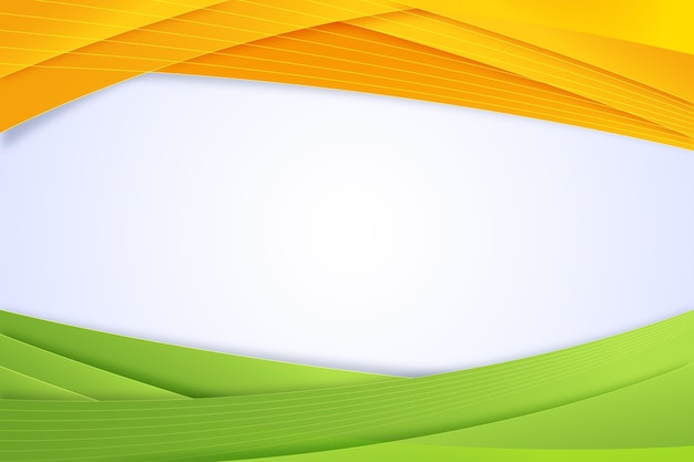 Free vector gradient india independence day background