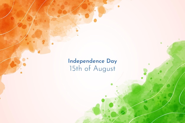 Vettore gratuito gradiente illustrazione del giorno dell'indipendenza dell'india