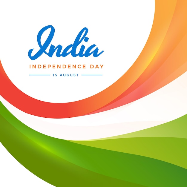 Gradient india independence day illustration